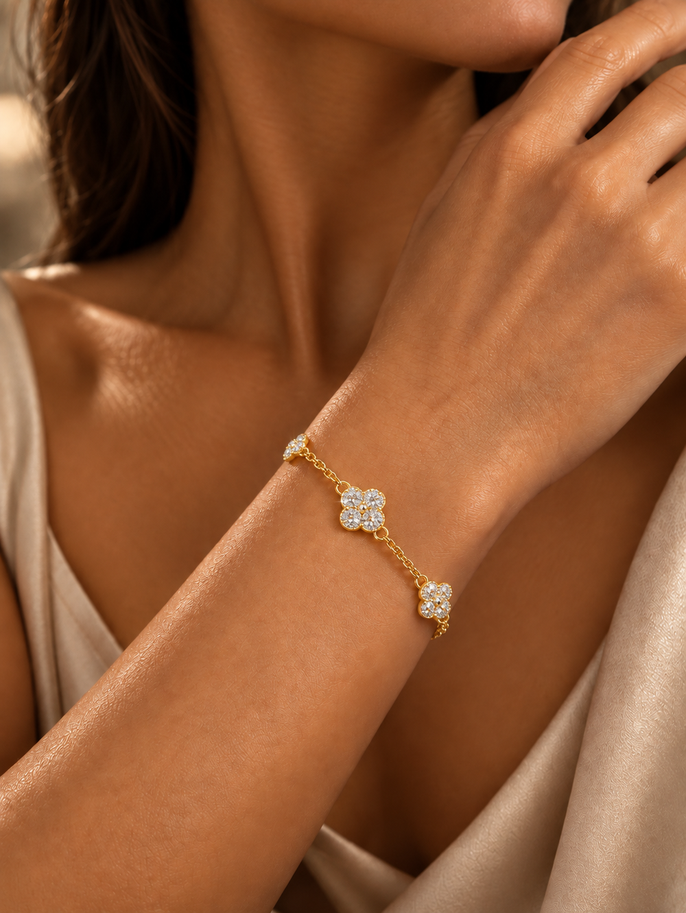 Lucky Moissanite Bracelet