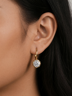 Dolly Moissanite Drop Earrings