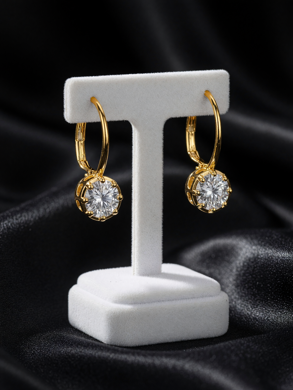 Dolly Moissanite Drop Earrings
