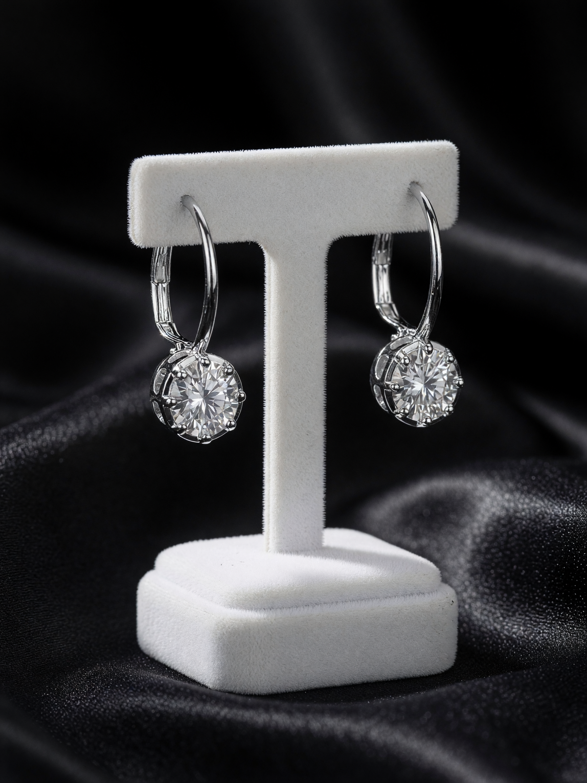 Dolly Moissanite Drop Earrings