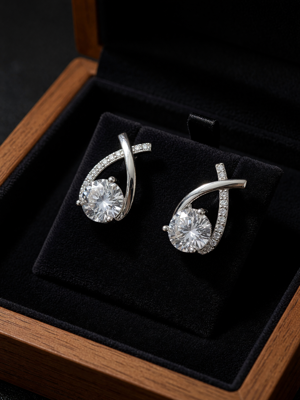 Aurelia Moissanite Earrings