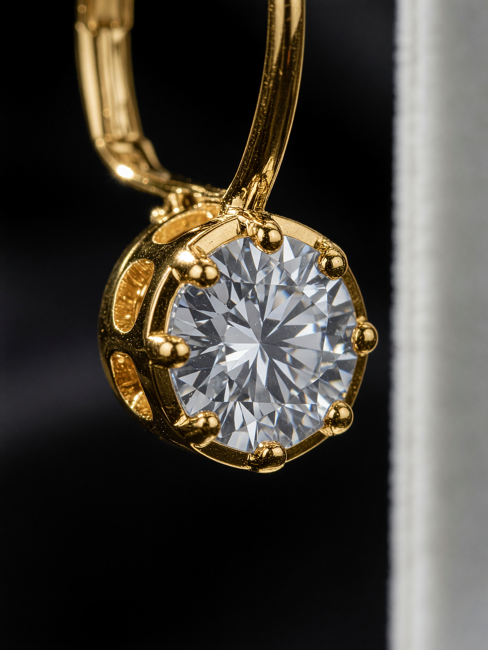 Dolly Moissanite Drop Earrings