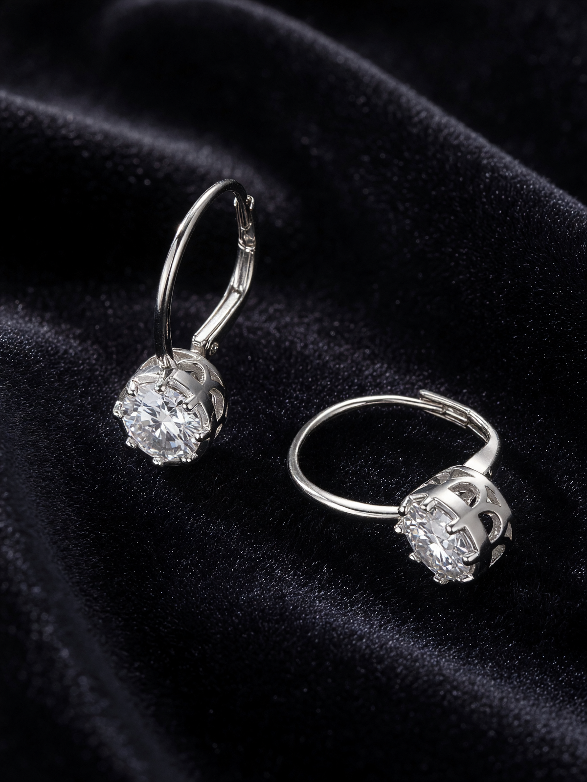 Dolly Moissanite Drop Earrings