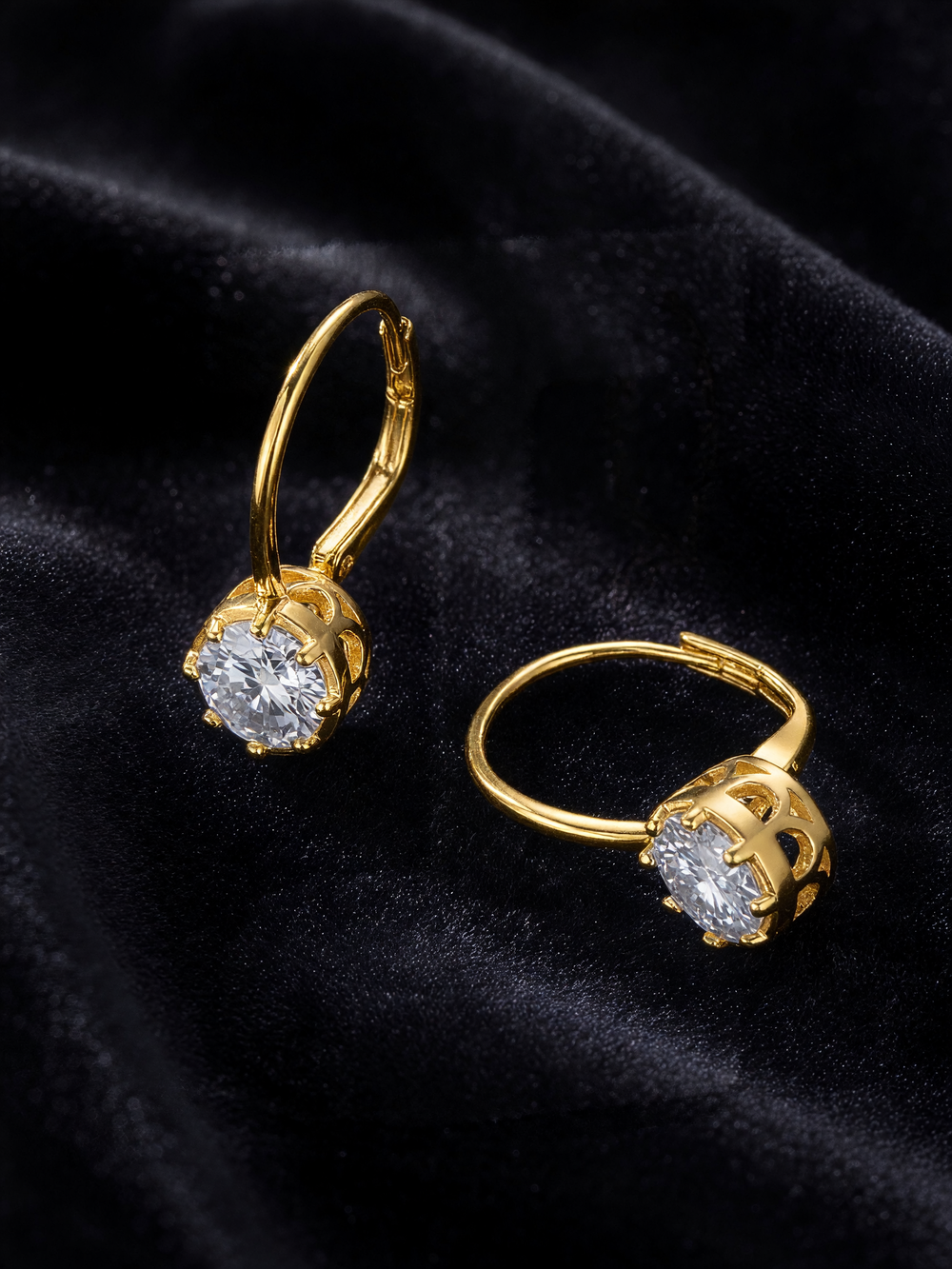 Dolly Moissanite Drop Earrings