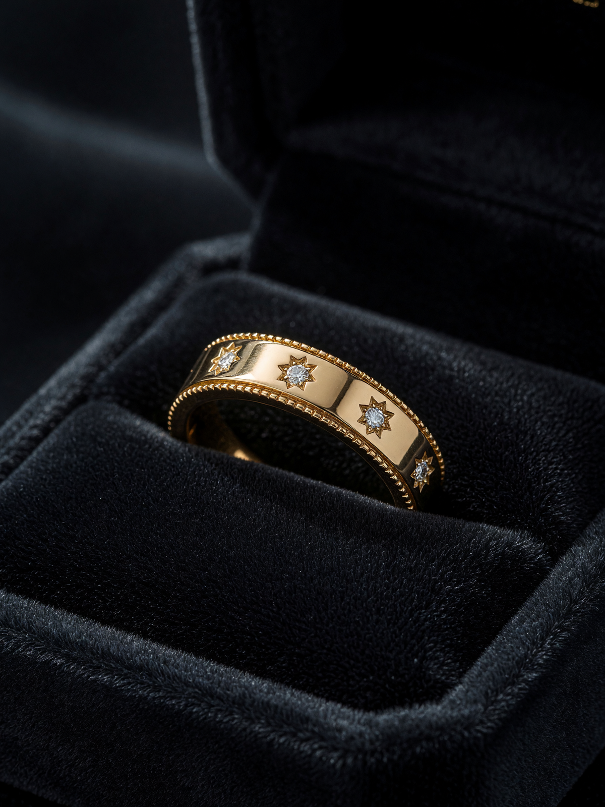 Celest Star Ring
