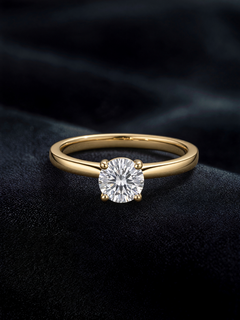 Aura Moissanite Ring