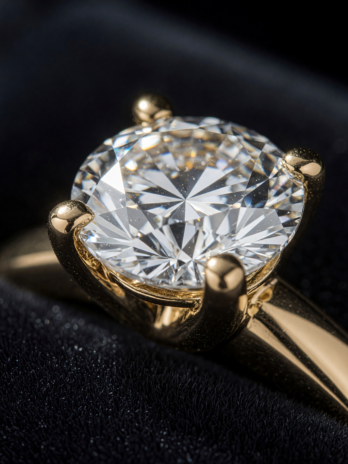Aura Moissanite Ring