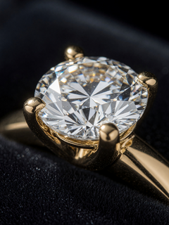 Aura Moissanite Ring