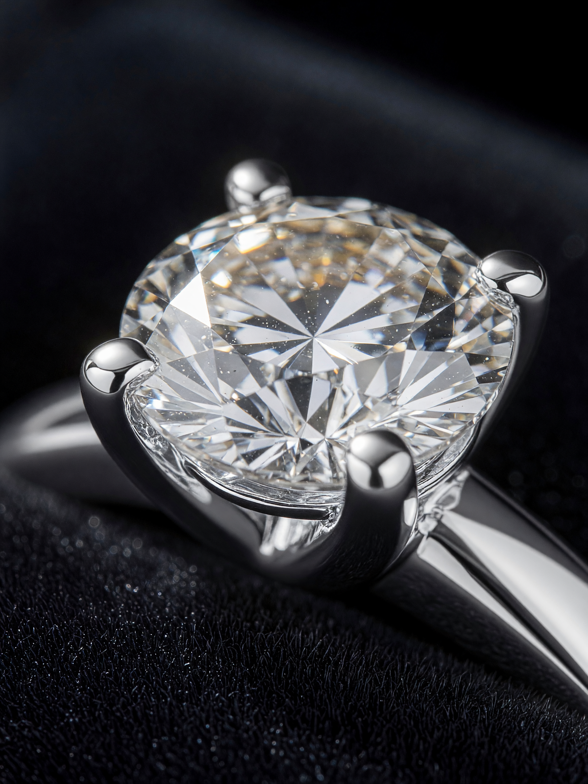 Aura Moissanite Ring