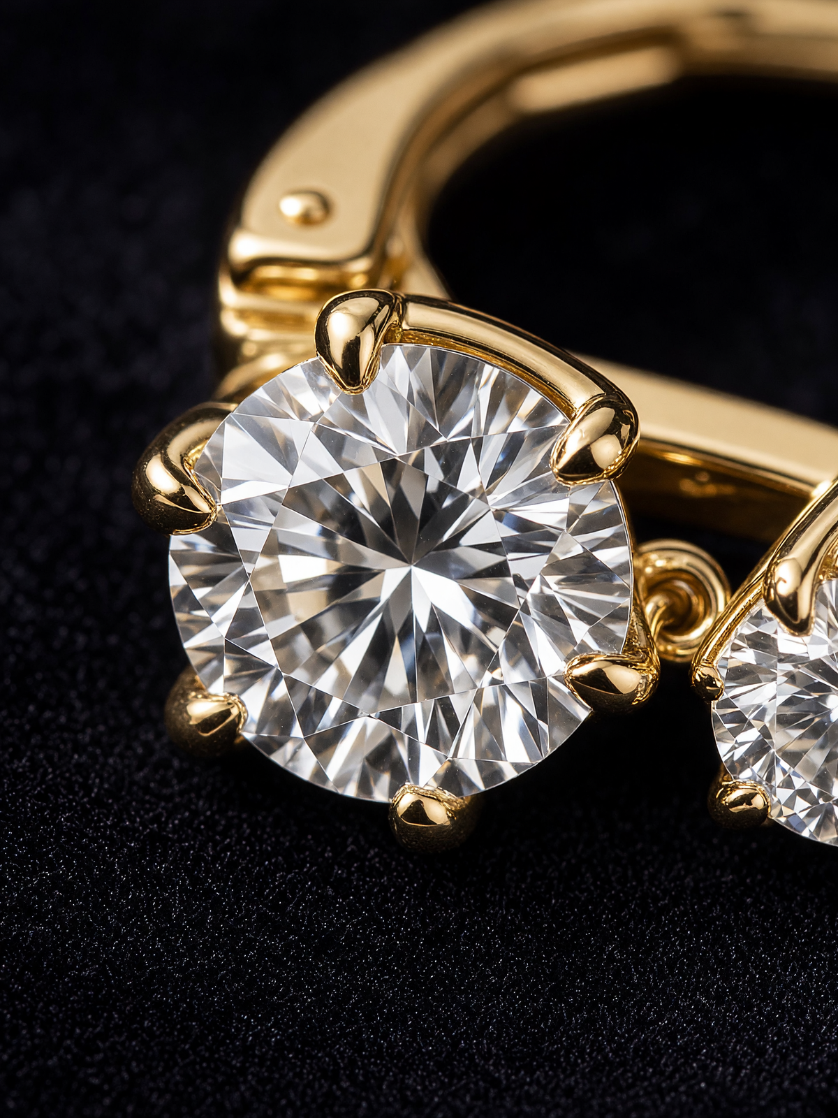 Dolly Double-Moissanite Earrings