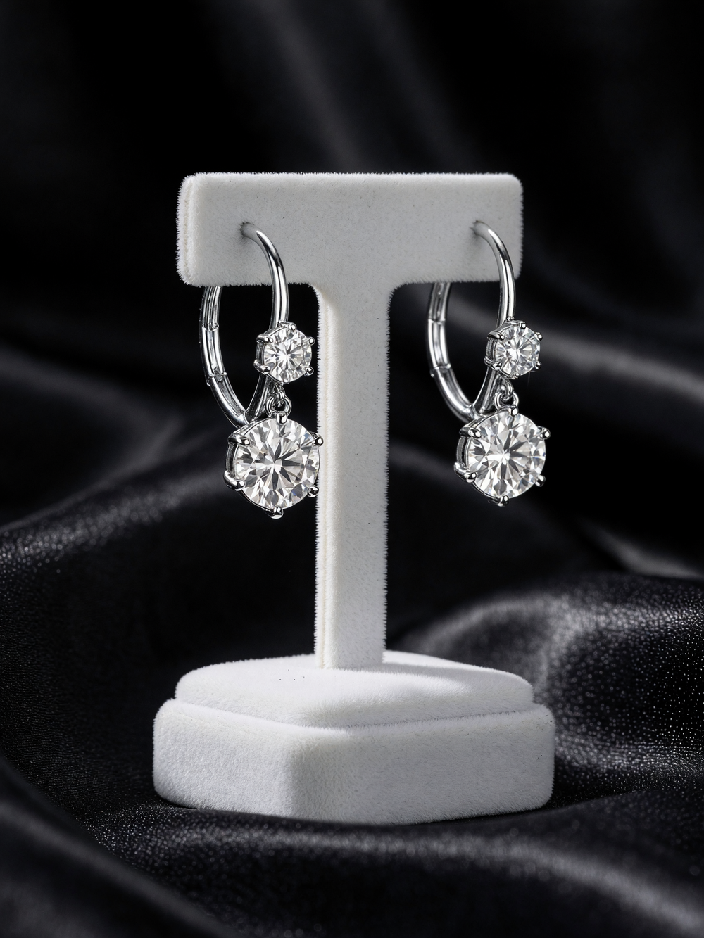 Dolly Double-Moissanite Earrings