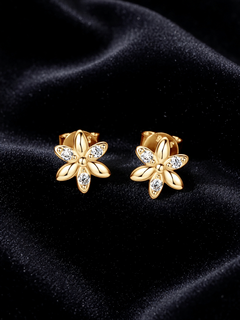 Daisy Moissanite Earrings