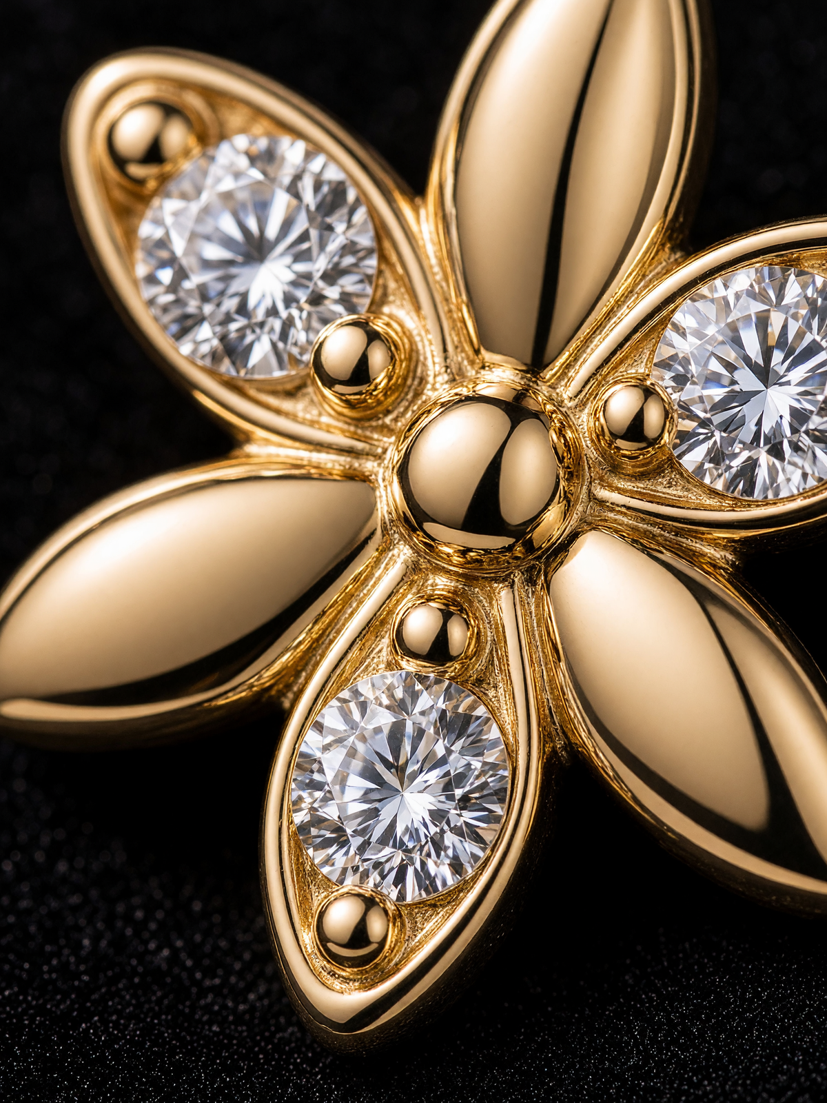 Daisy Moissanite Earrings