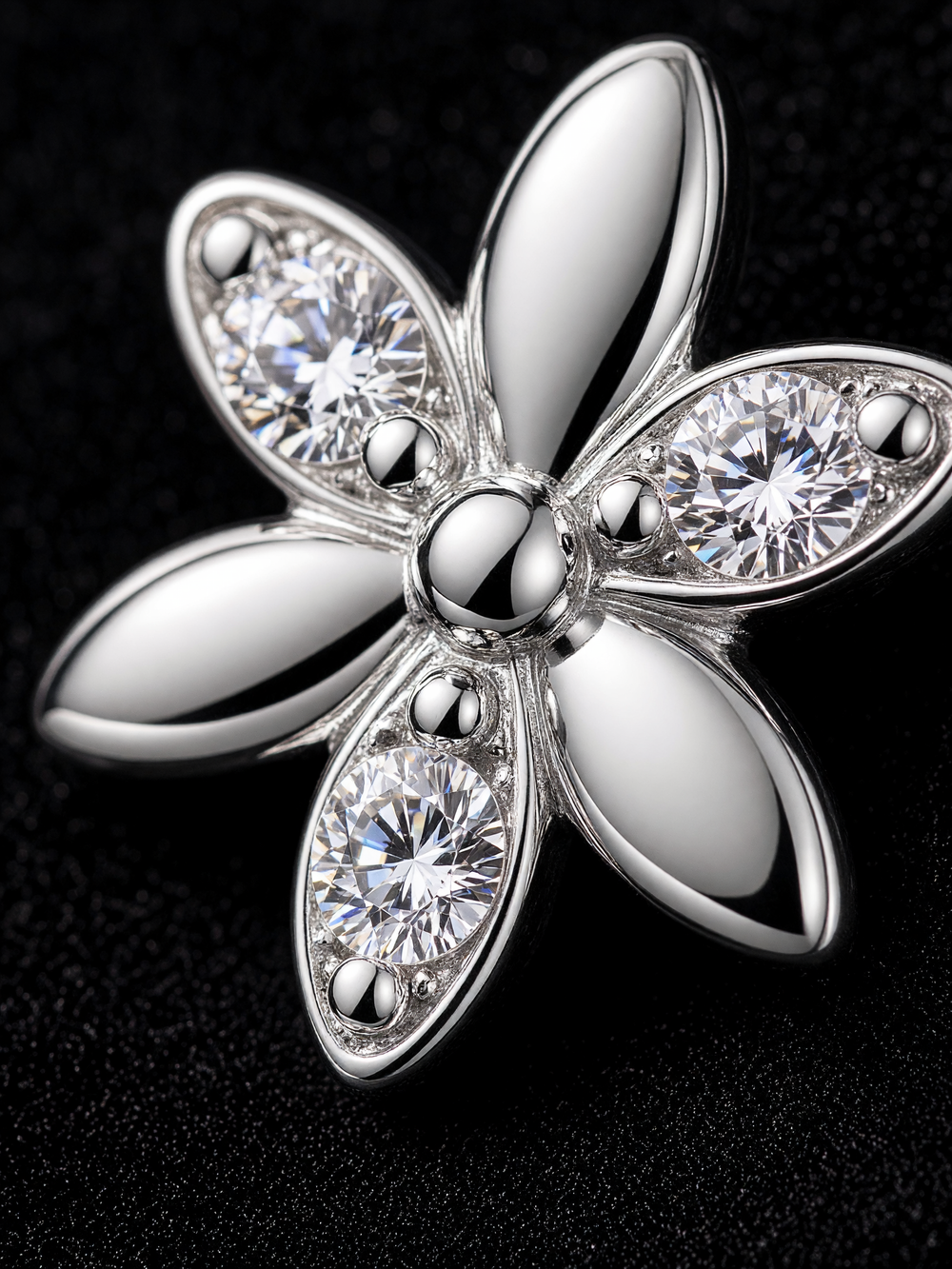 Daisy Moissanite Earrings