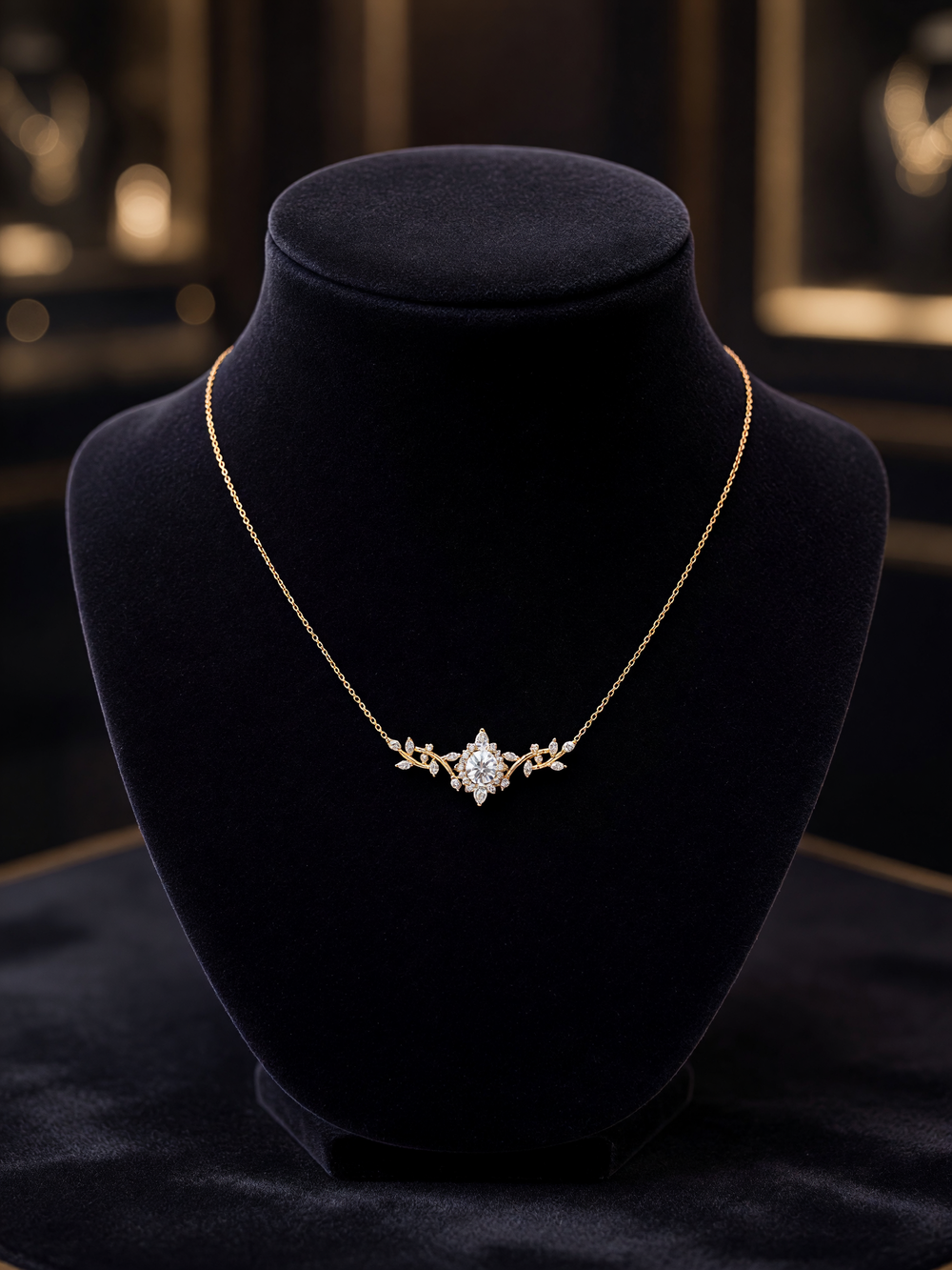 Roselyn Moissanite Necklace