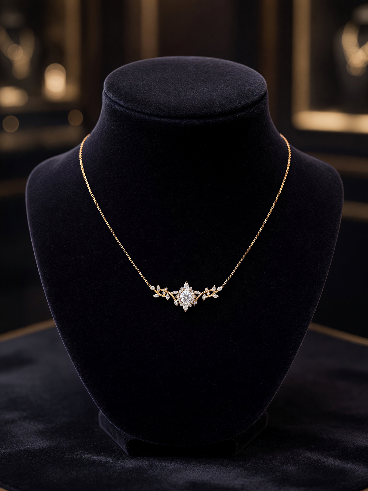 Roselyn Moissanite Necklace
