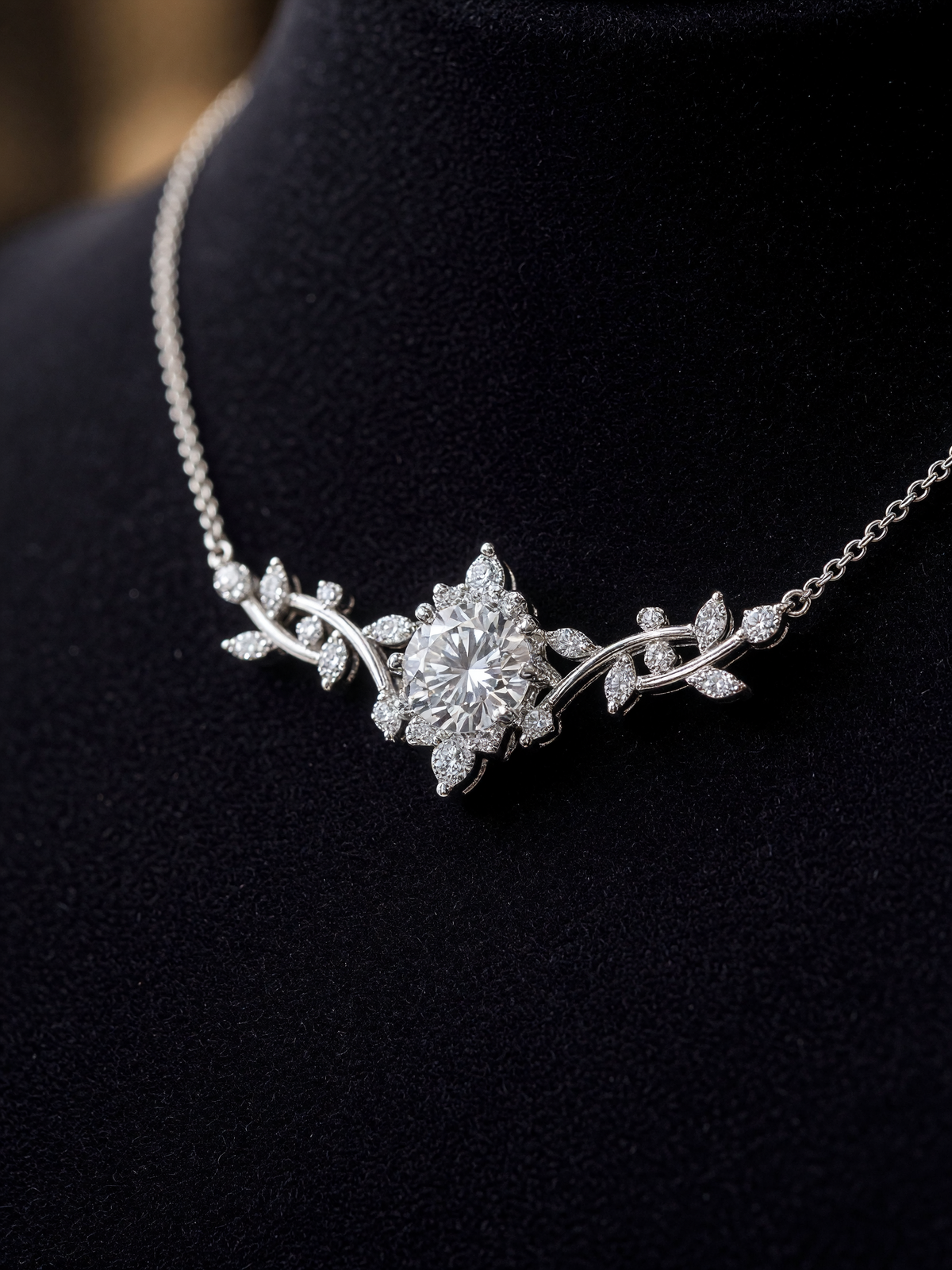 Roselyn Moissanite Necklace