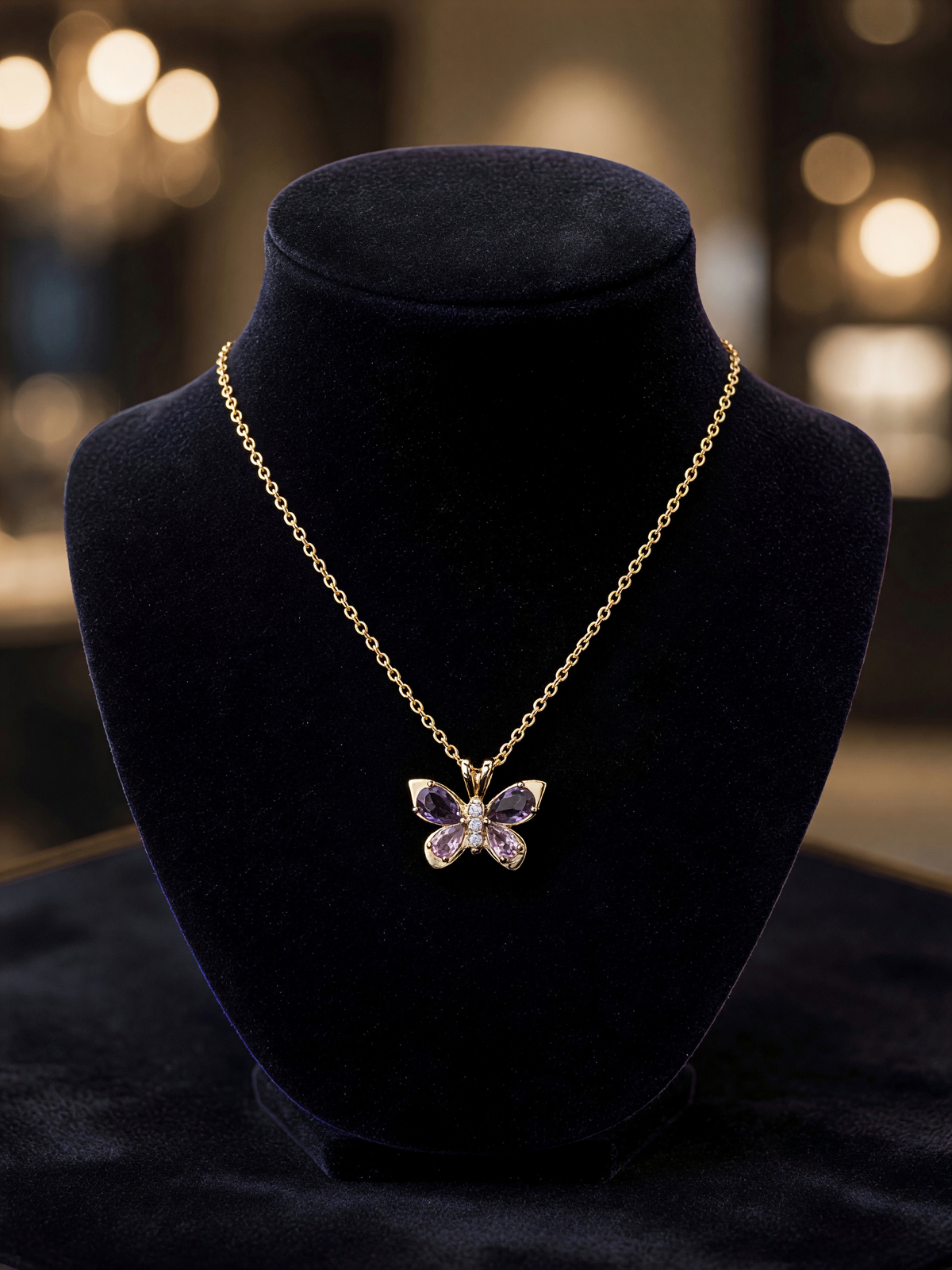 Monarch Crystal Necklace