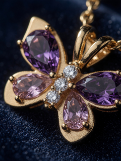 Monarch Crystal Necklace