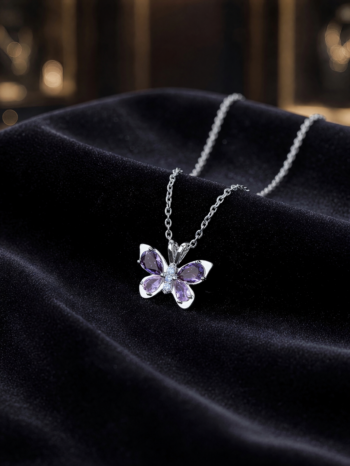 Monarch Crystal Necklace